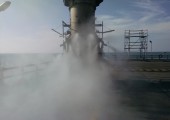 Пылеподавление и воздухоочистка при погрузке кораблей и барж